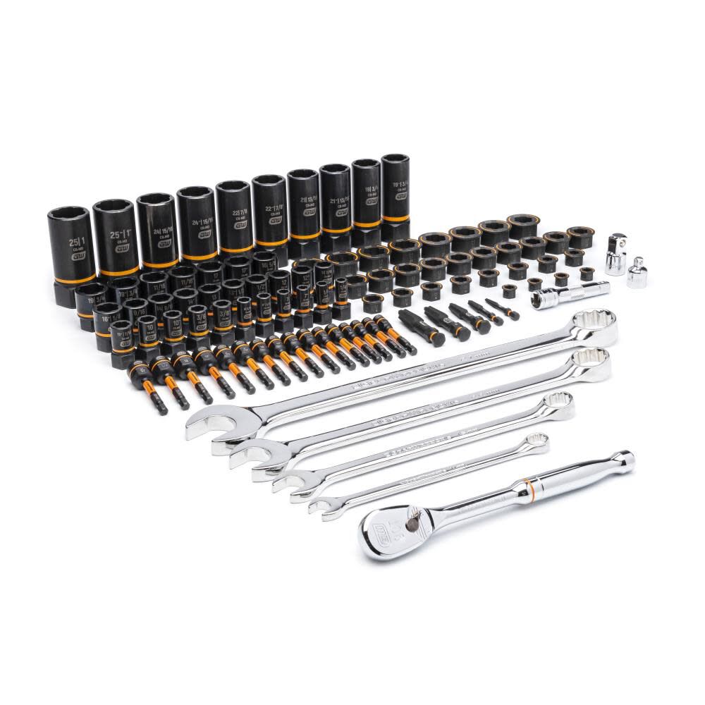 1/4, 3/8, 1/2 Drive Bolt Biter Mechanics Tool Set in Foam Storage Tray 97pc GWMSBBS02