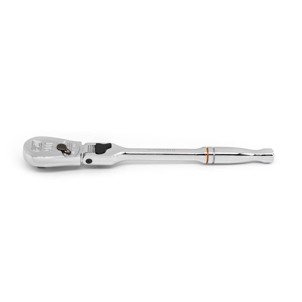 1/4in Drive 90-Tooth Locking Flex Head Teardrop Ratchet 7in 81015T