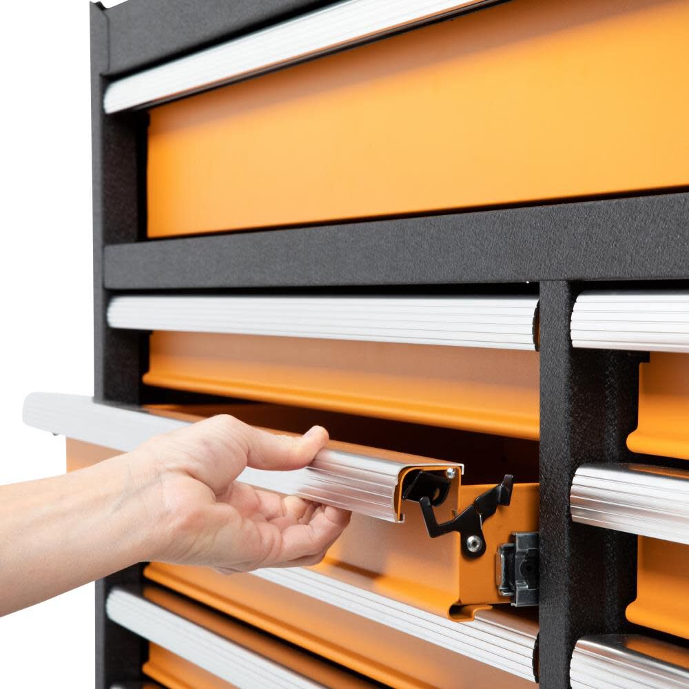 52 in 11 Drawer GSX Series Rolling Tool Cabinet with Stainless Steel Worktop 83247