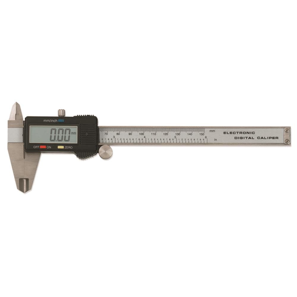 6in Digital SAE/Metric Caliper with Large LCD Window 3756D