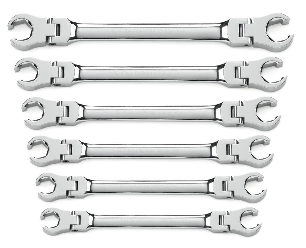 Flare Nut Wrench Set 6 Pc. Metric Flex 81911D