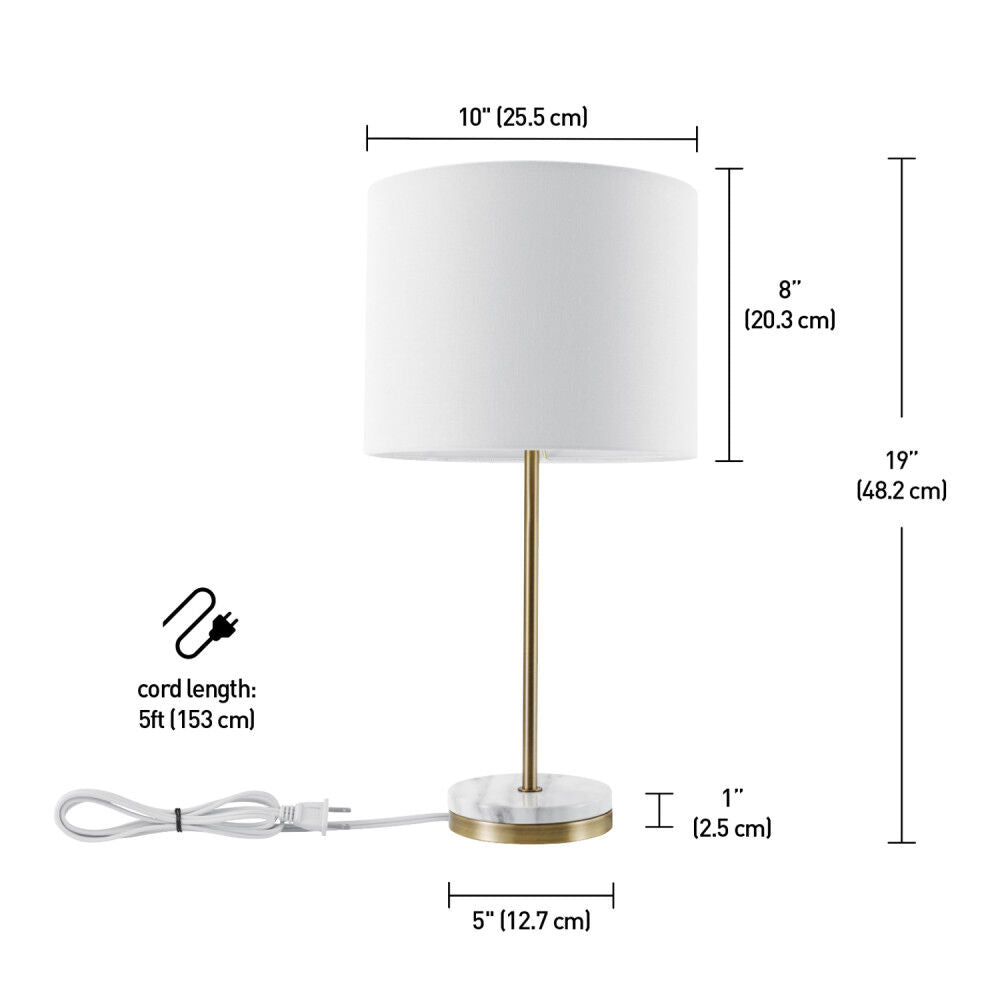 Versailles Refined Table Lamp 19in Soft Gold 3009613