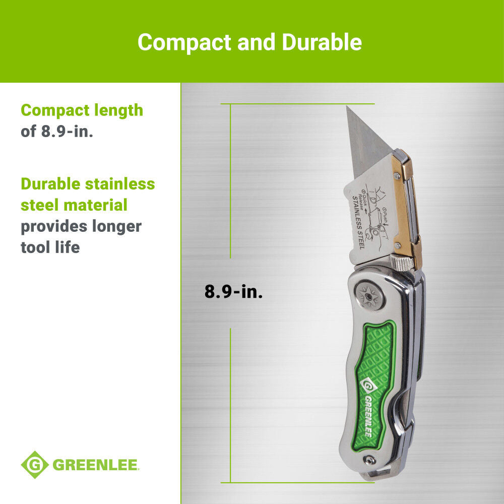 Folding Utility Knife with Retractable 3-Position Serrated Blade 0652-22