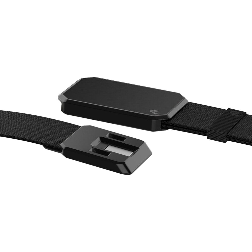 Black Belt with Black Magnetic Buckle B1-005-OS