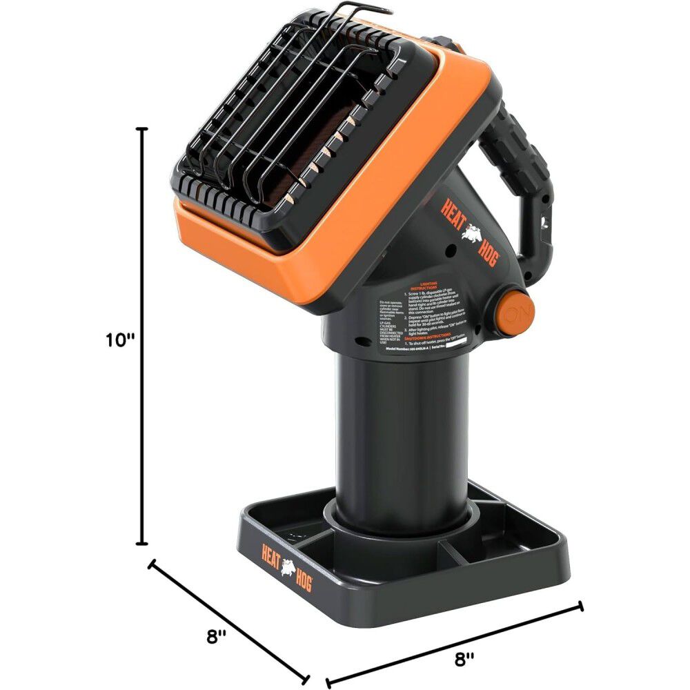 4000 Btu 100 Sq-Ft. Area Portable Propane Space Heater HH-04SLN-A