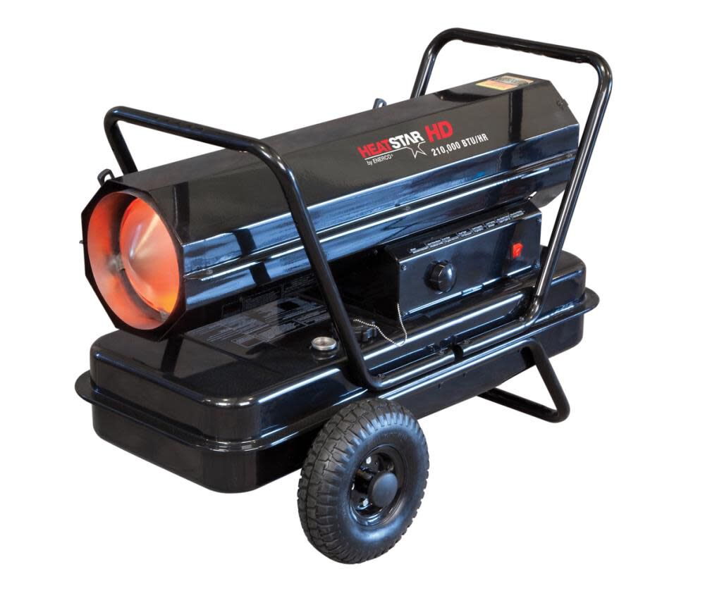 HS125KT 125000BTU Kerosene Forced Air Heater with Thermostat F170325