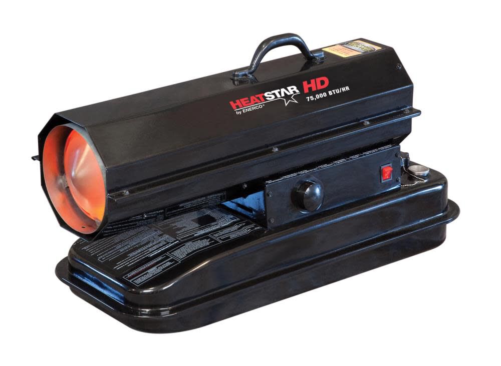 HS75KT 75000 BTU Kerosene Forced Air Heater F170275