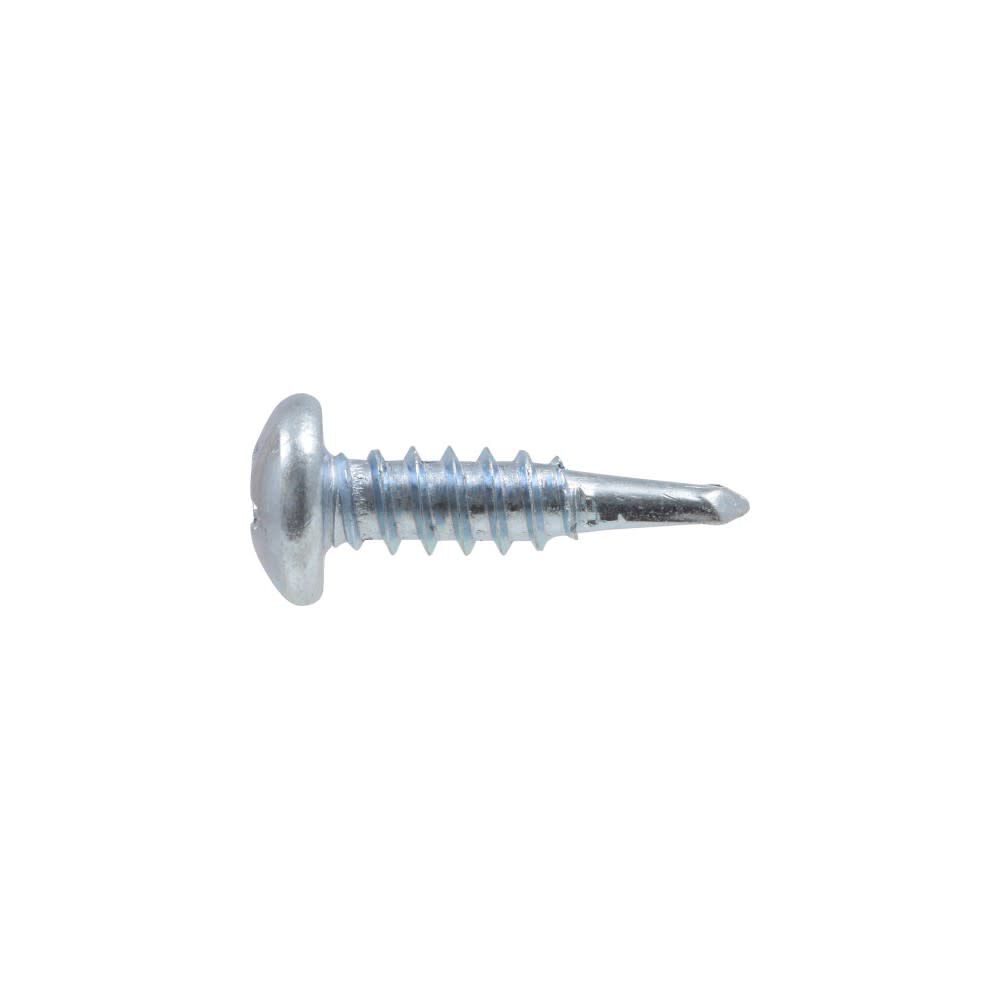 #10-16 x 3/4in Zinc Pan Phillips Self Drilling Screw 100pk HF560288