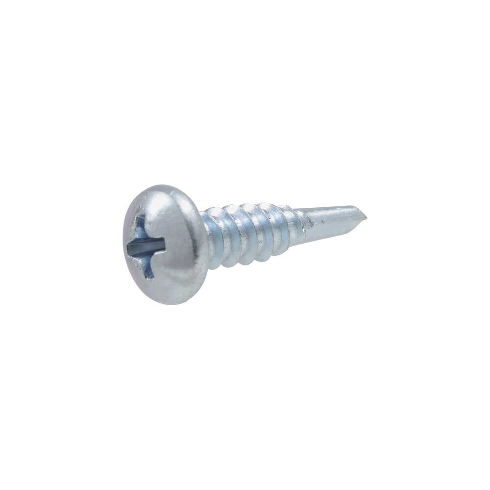 #10-16 x 3/4in Zinc Pan Phillips Self Drilling Screw 100pk HF560288