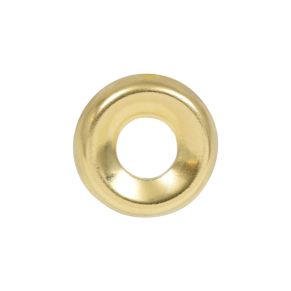 #12 Brass Countersunk Finishing Washer 100pk HF310309