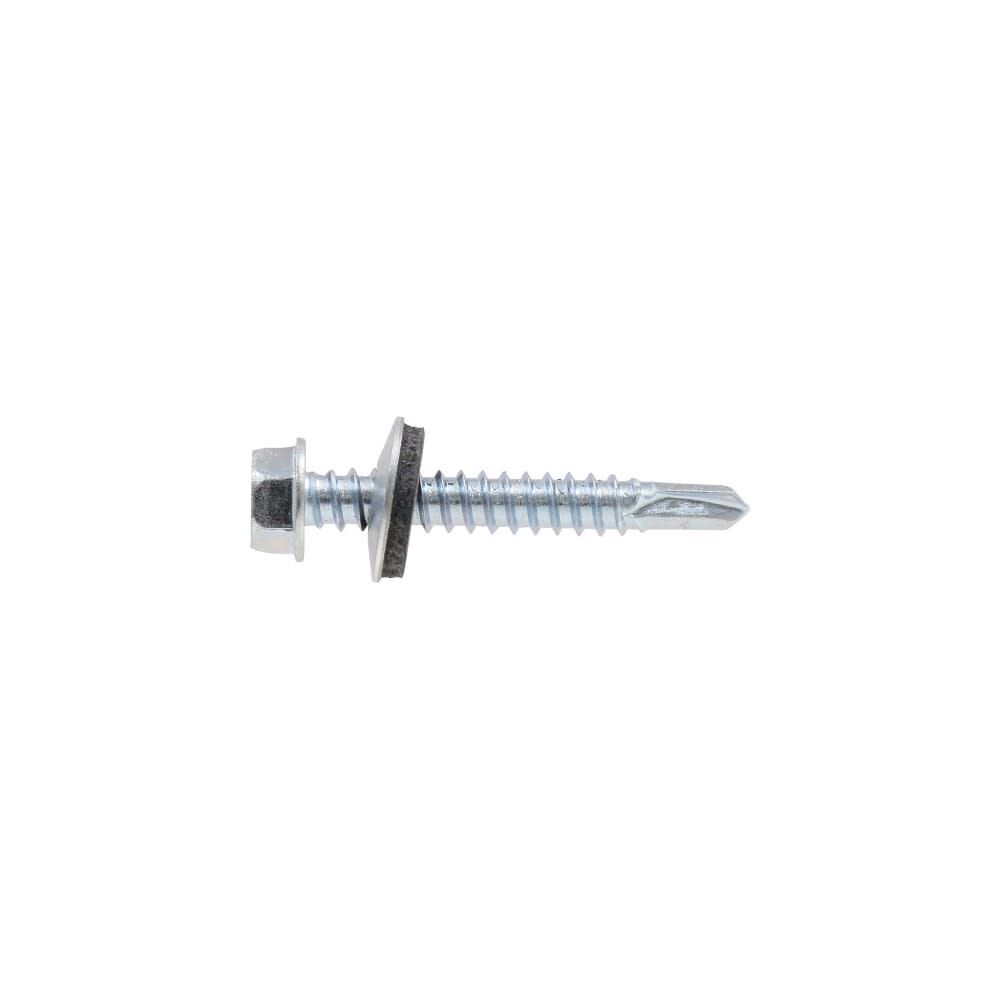 #12 x 1 1/2in Washer Head Self Drilling Screw 100pk HF561042