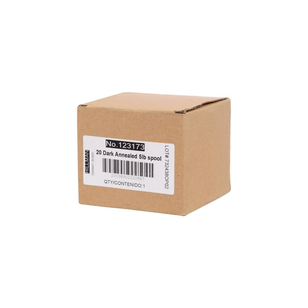 #20 5Lbs Dark Annealed Mechanics & Stove Top Wire 10pk HF123173