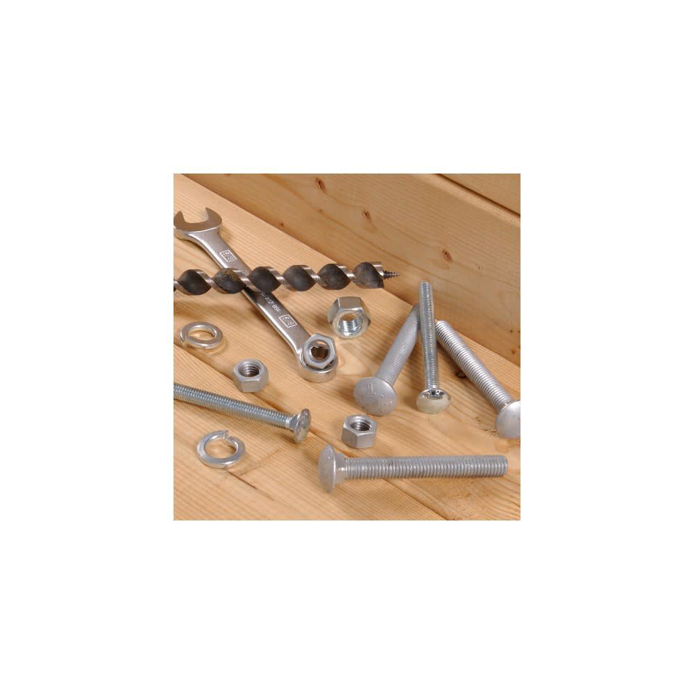 3/8-16 x 5in Zinc Carriage Bolt 50pk HF240186