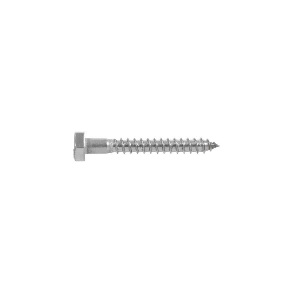 5/16-18 x 2 1/2in Stainless Steel Hex Lag Screw 25pk HF832038