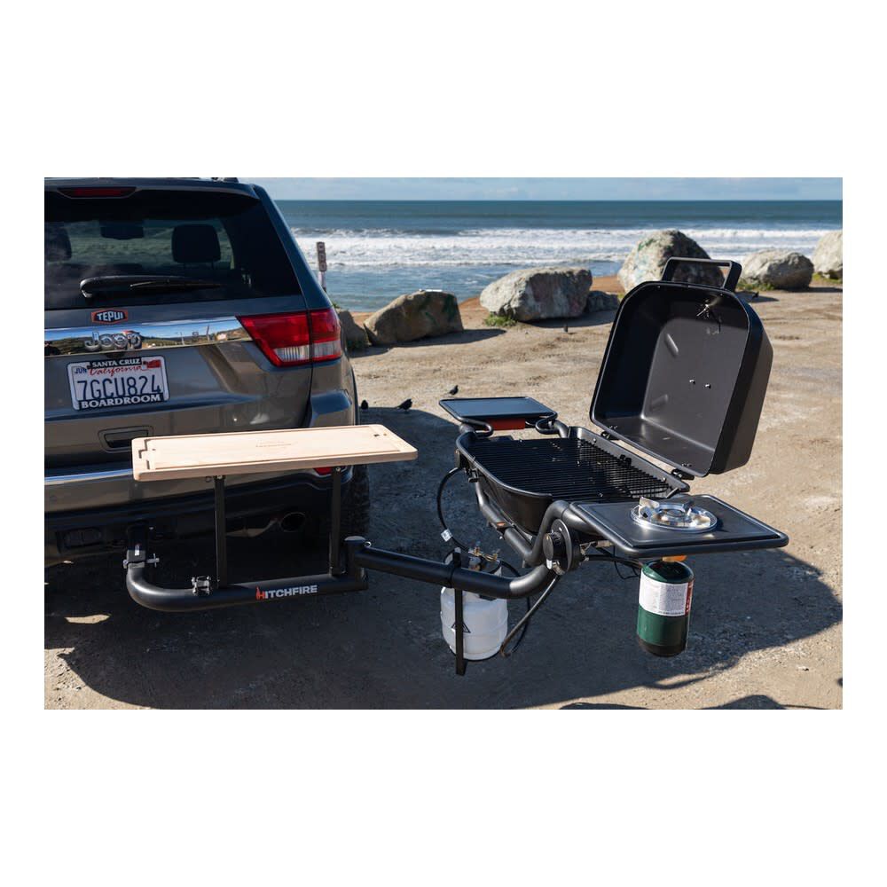 15 x 30 in Cutting Board Side Table with Carrying Case HFG01ST01