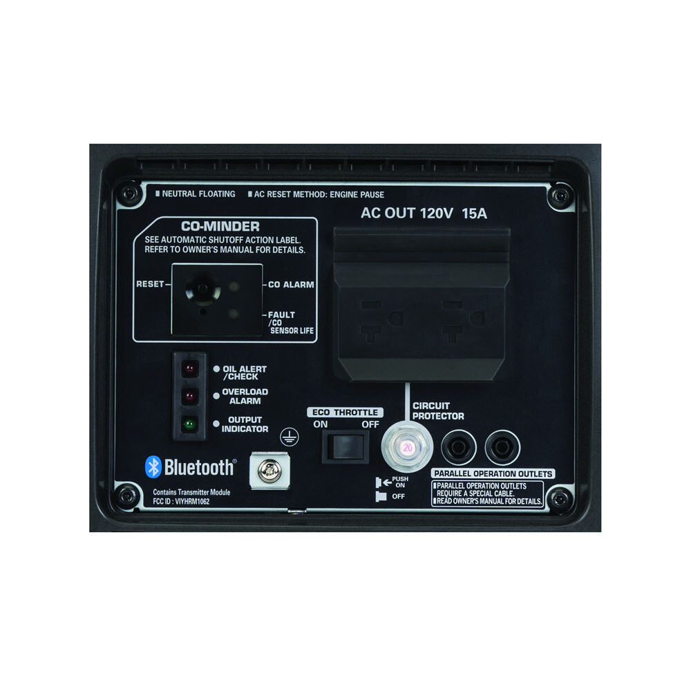 Inverter Generator Gas 121cc 2200W with CO Minder EU2200ITAN