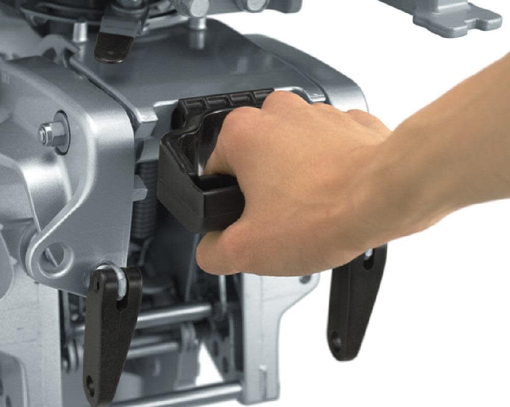 10 HP 4-Stroke Electric Start Outboard Motor with Throttle Grip BFP10D3XHS