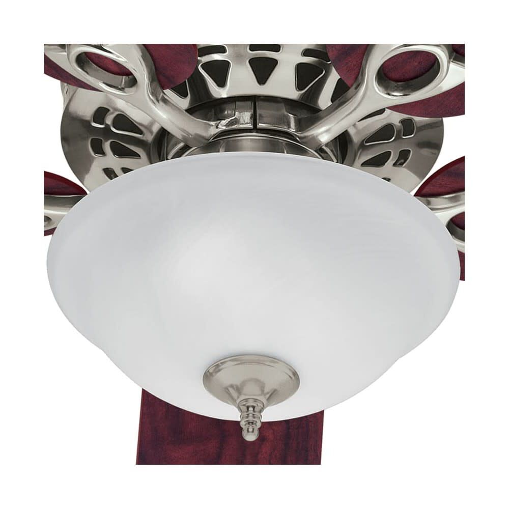 Astoria Ceiling Fan 52in Brushed Nickel Cherry/Maple 53058