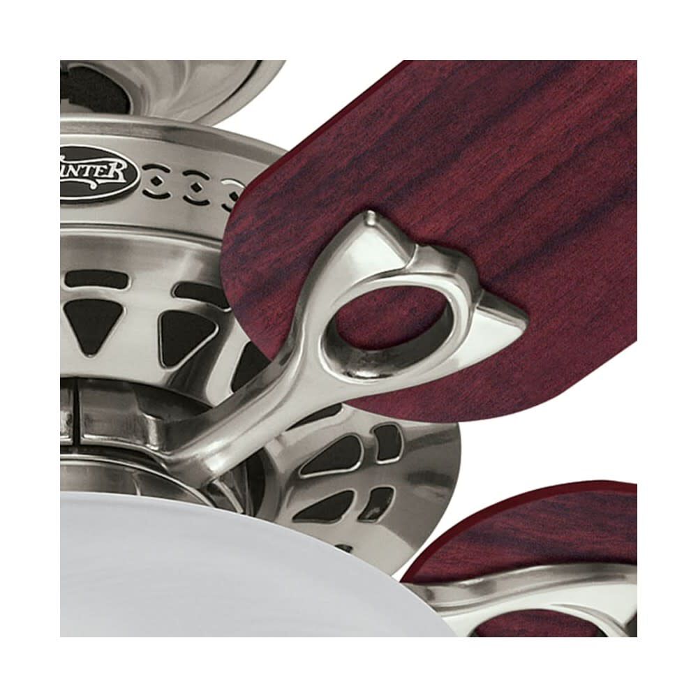 Astoria Ceiling Fan 52in Brushed Nickel Cherry/Maple 53058