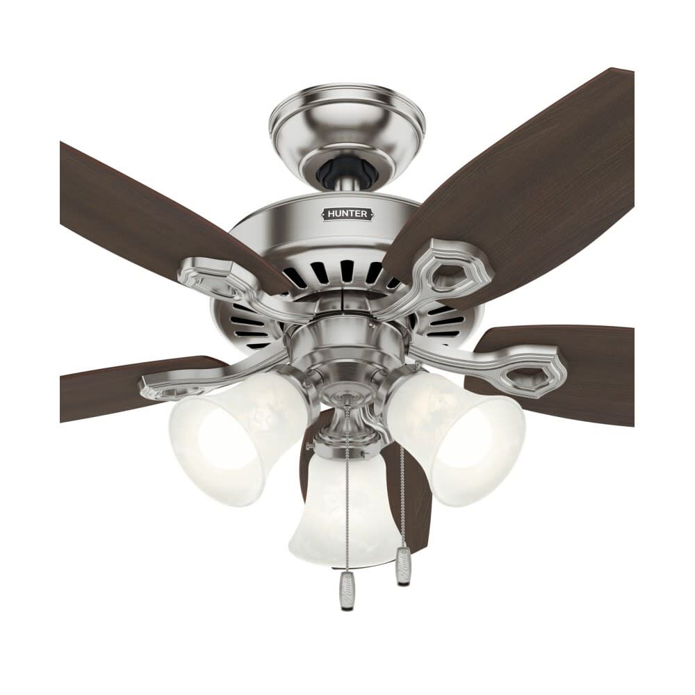Builder Ceiling Fan 42in Brushed Nickel Brazilian Cherry 52106