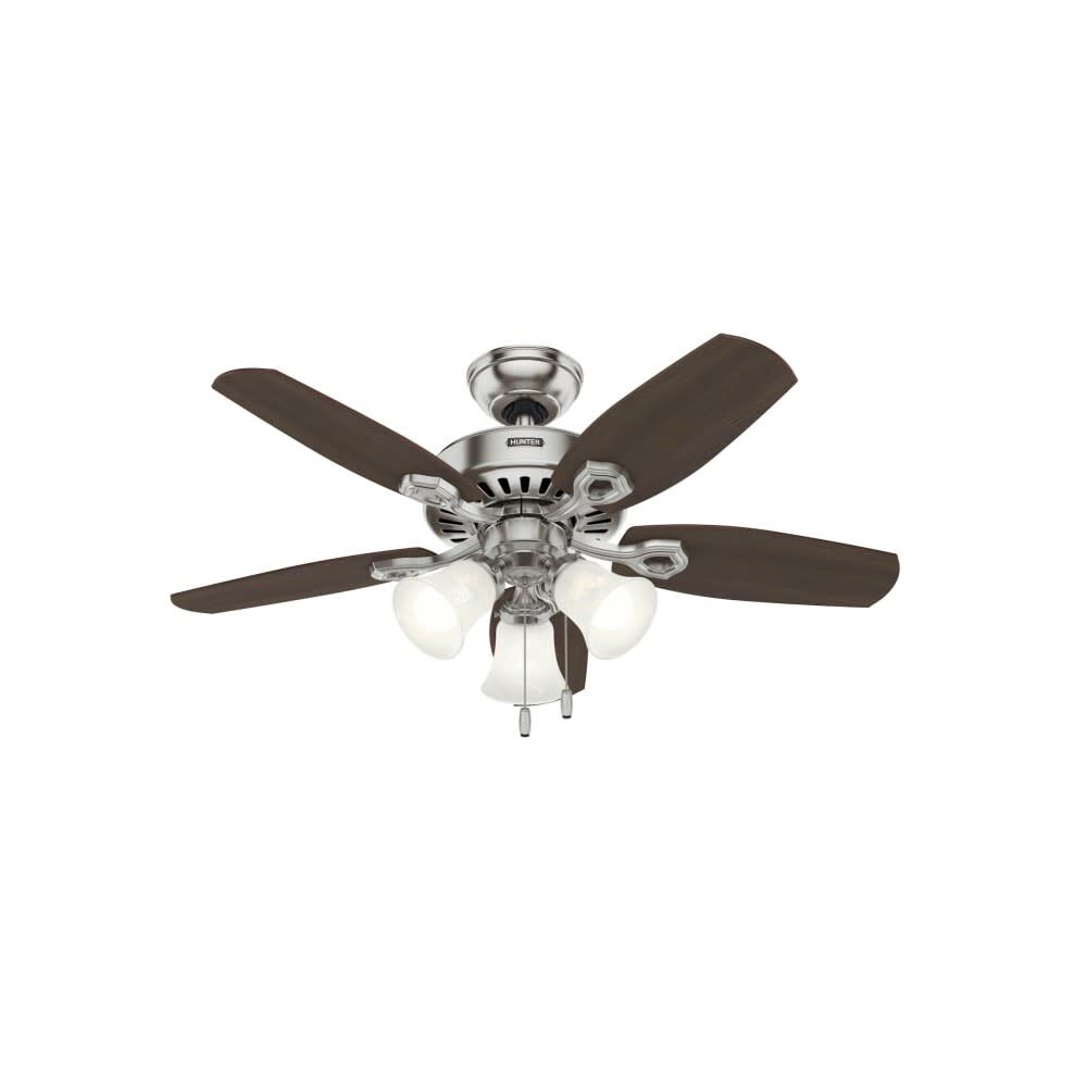 Builder Ceiling Fan 42in Brushed Nickel Brazilian Cherry 52106