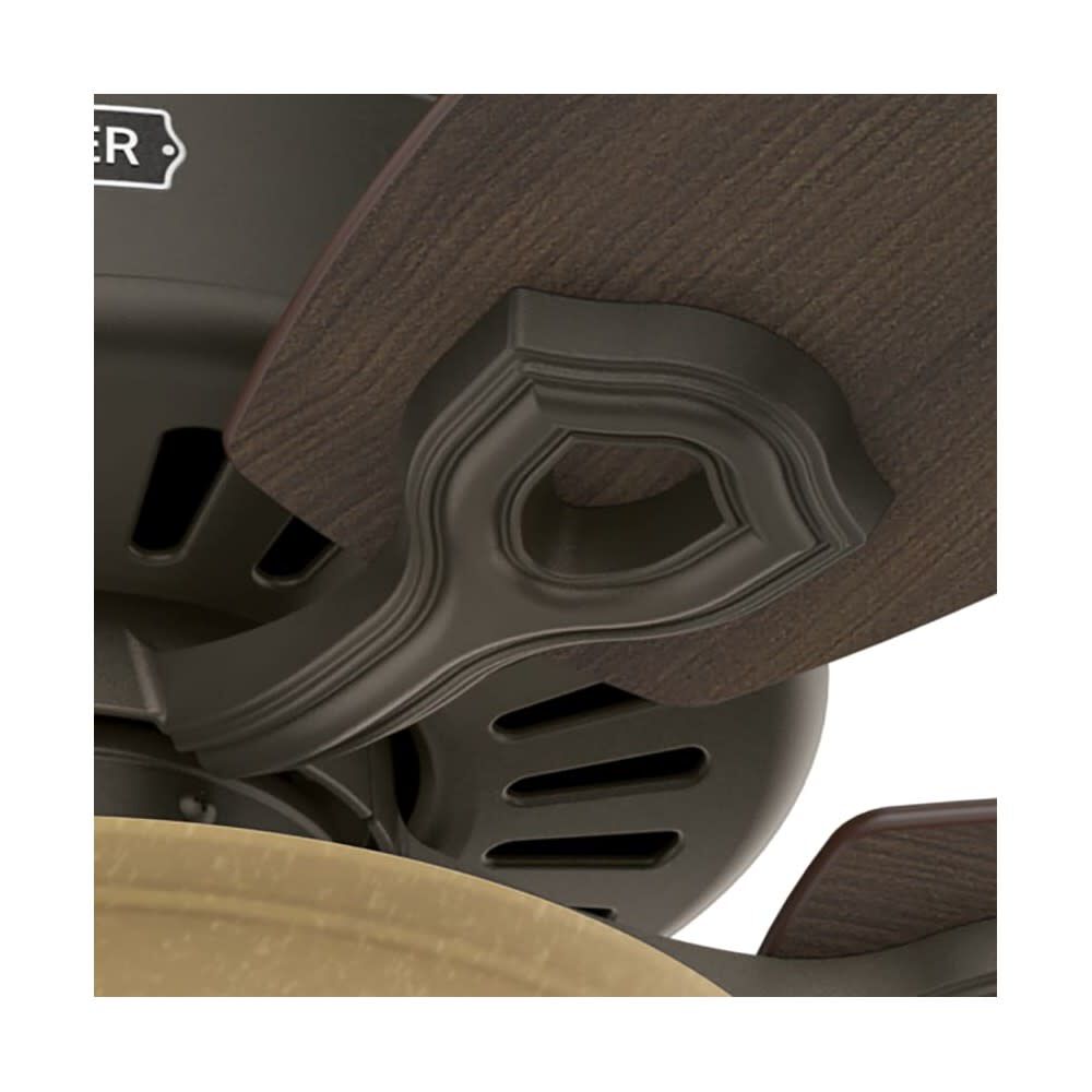 Builder Deluxe Ceiling Fan 52in Bronze Brazilian Cherry 53091
