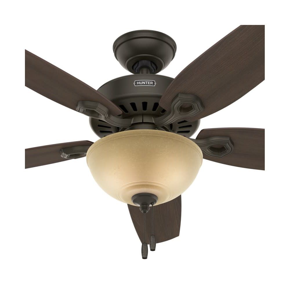 Builder Deluxe Ceiling Fan 52in Bronze Brazilian Cherry 53091