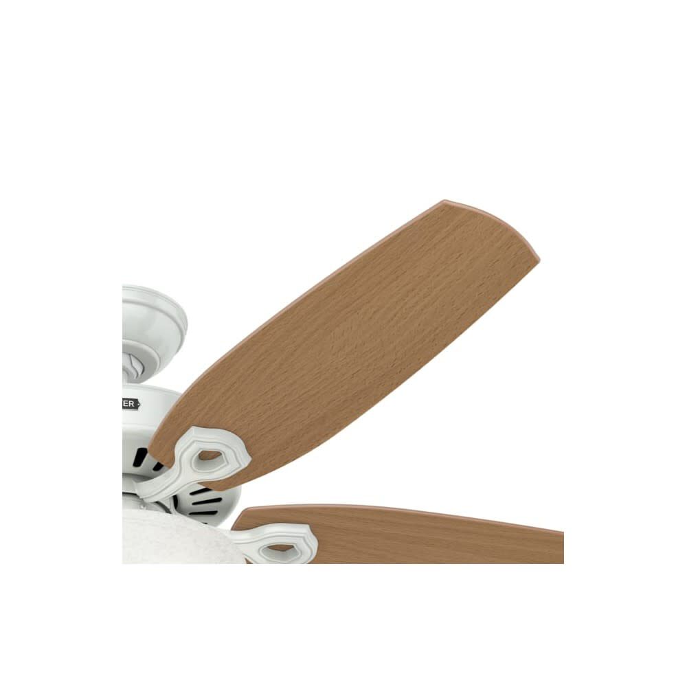 Builder Deluxe Ceiling Fan 52in White White/Beech 53089