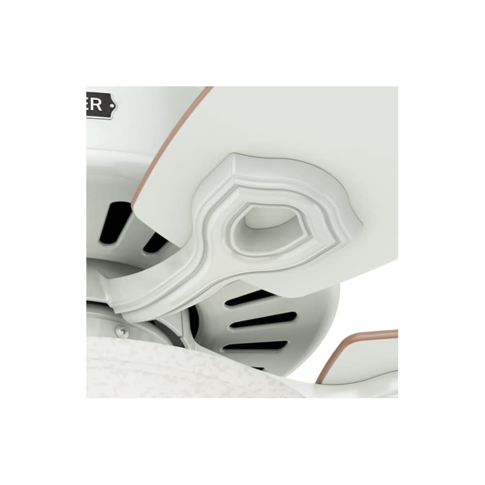 Builder Deluxe Ceiling Fan 52in White White/Beech 53089