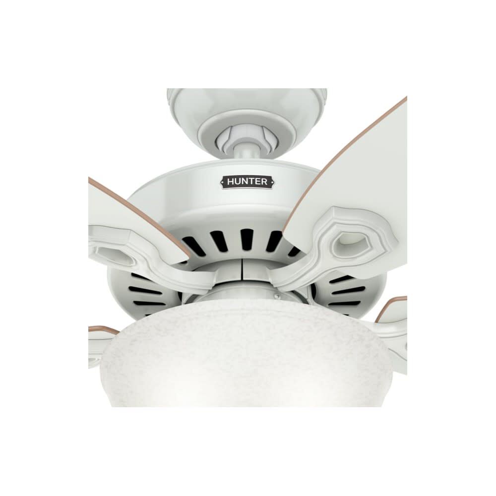 Builder Deluxe Ceiling Fan 52in White White/Beech 53089