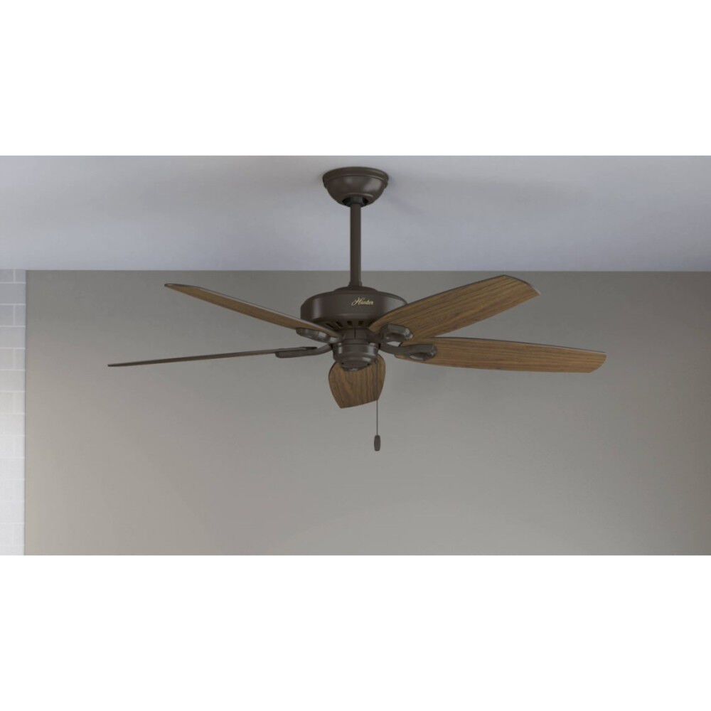 Builder Elite Ceiling Fan 52in New Bronze Stained Oak 53292