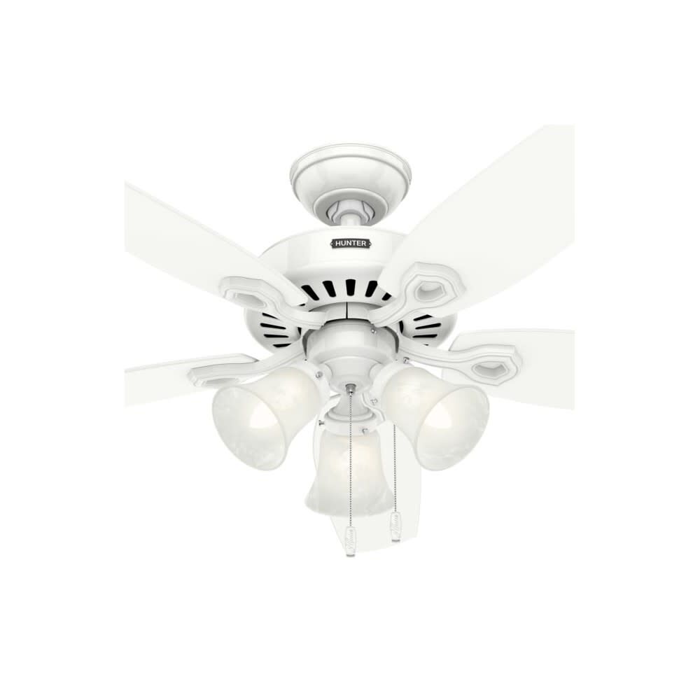 Builder Plus Ceiling Fan 52in Snow White Snow White 53236