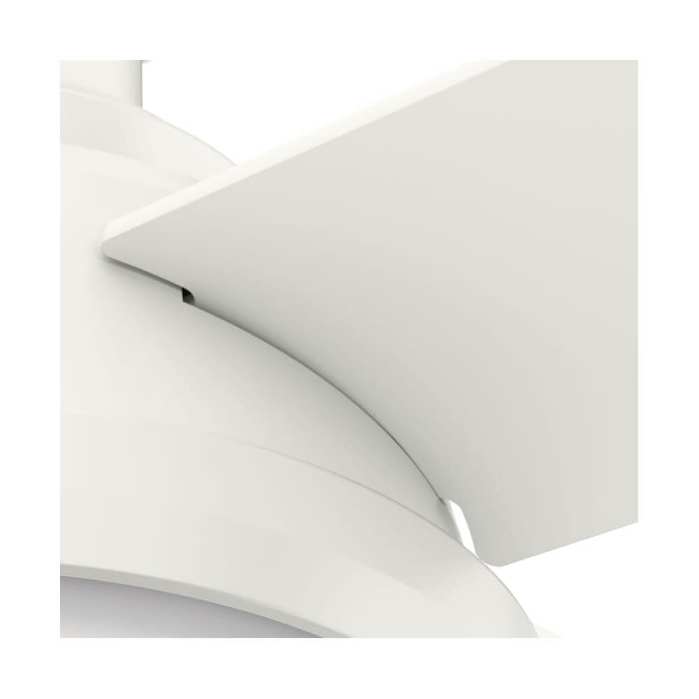 Dempsey Ceiling Fan 44in Fresh White Blonde Oak/White 59244