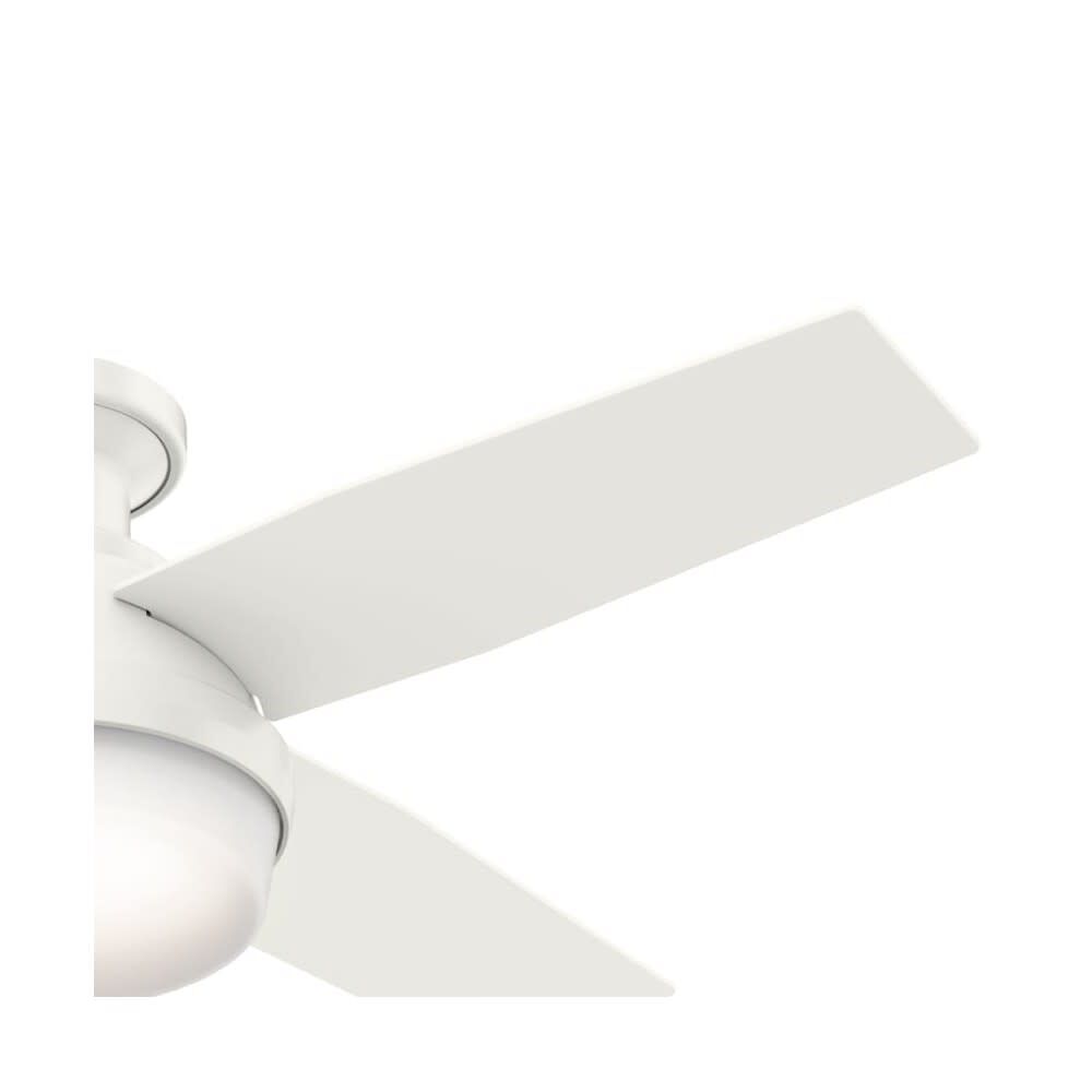 Dempsey Ceiling Fan 44in Fresh White Blonde Oak/White 59244