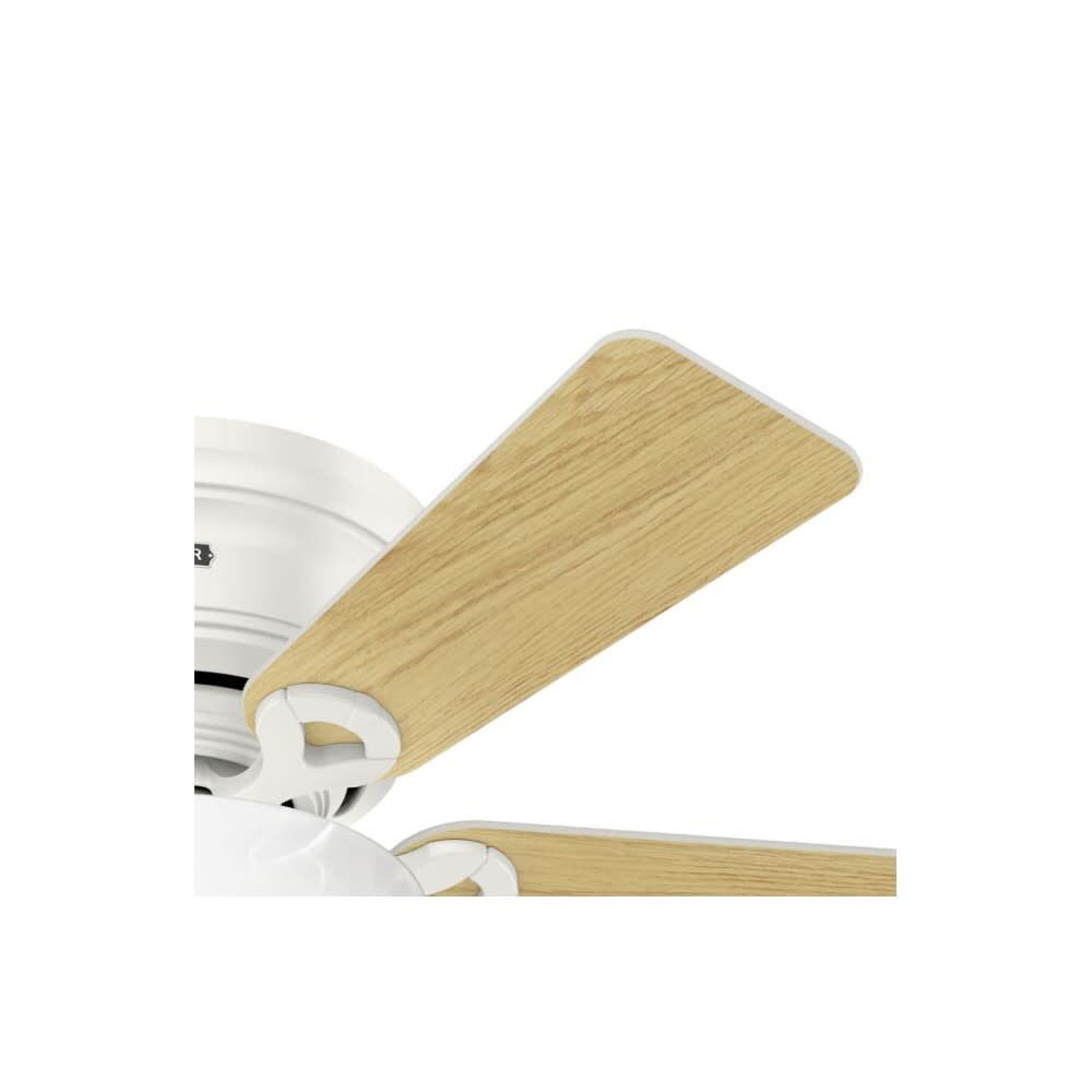 Haskell Ceiling Fan 42in Fresh White/Light Oak 52138