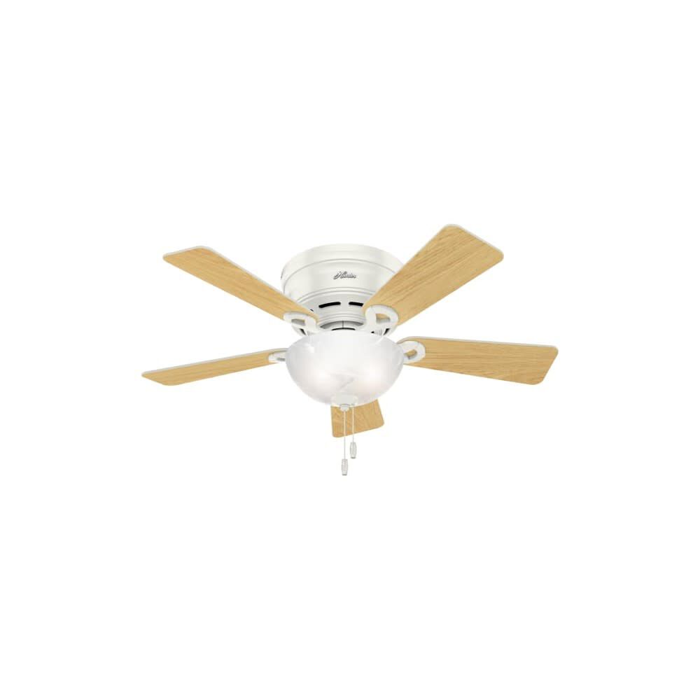 Haskell Ceiling Fan 42in Fresh White/Light Oak 52138
