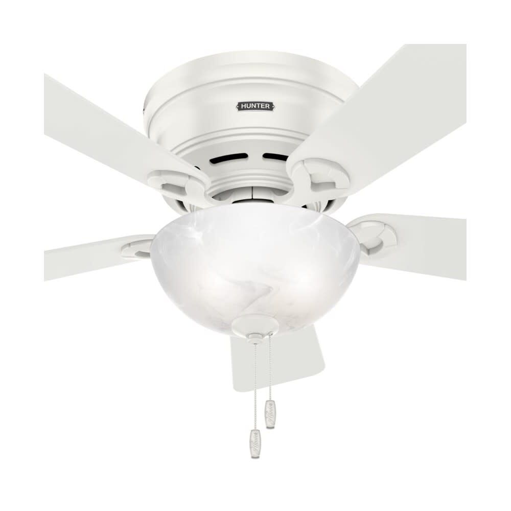 Haskell Ceiling Fan 42in Fresh White/Light Oak 52138