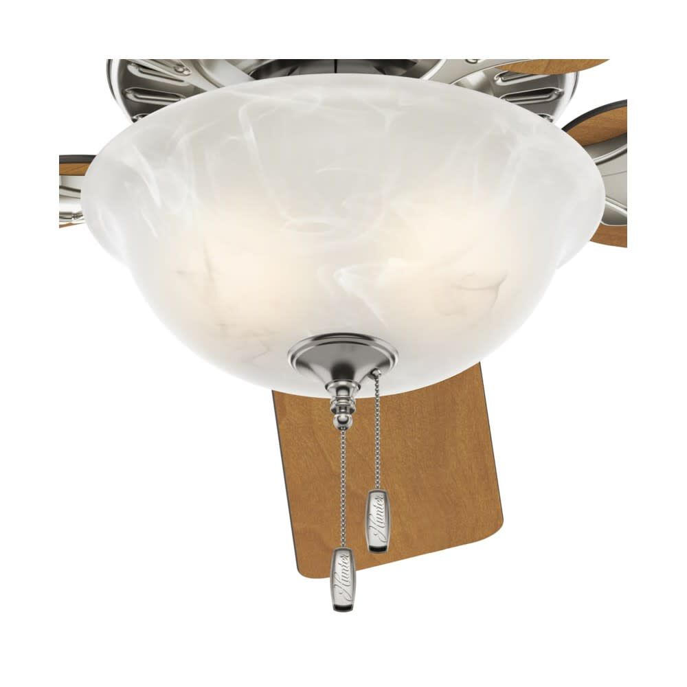 Pros Best Ceiling Fan 52in Brushed Nickel Chestnut 53249E