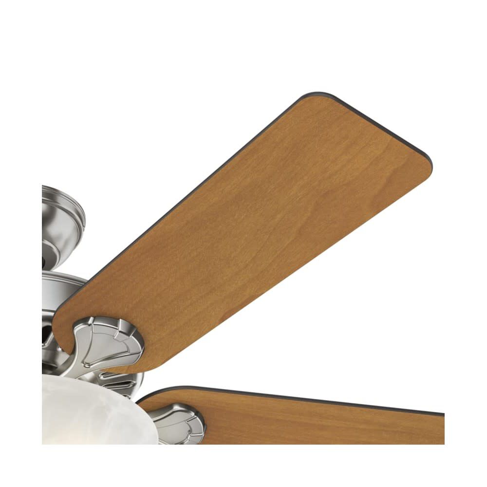 Pros Best Ceiling Fan 52in Brushed Nickel Chestnut 53249E