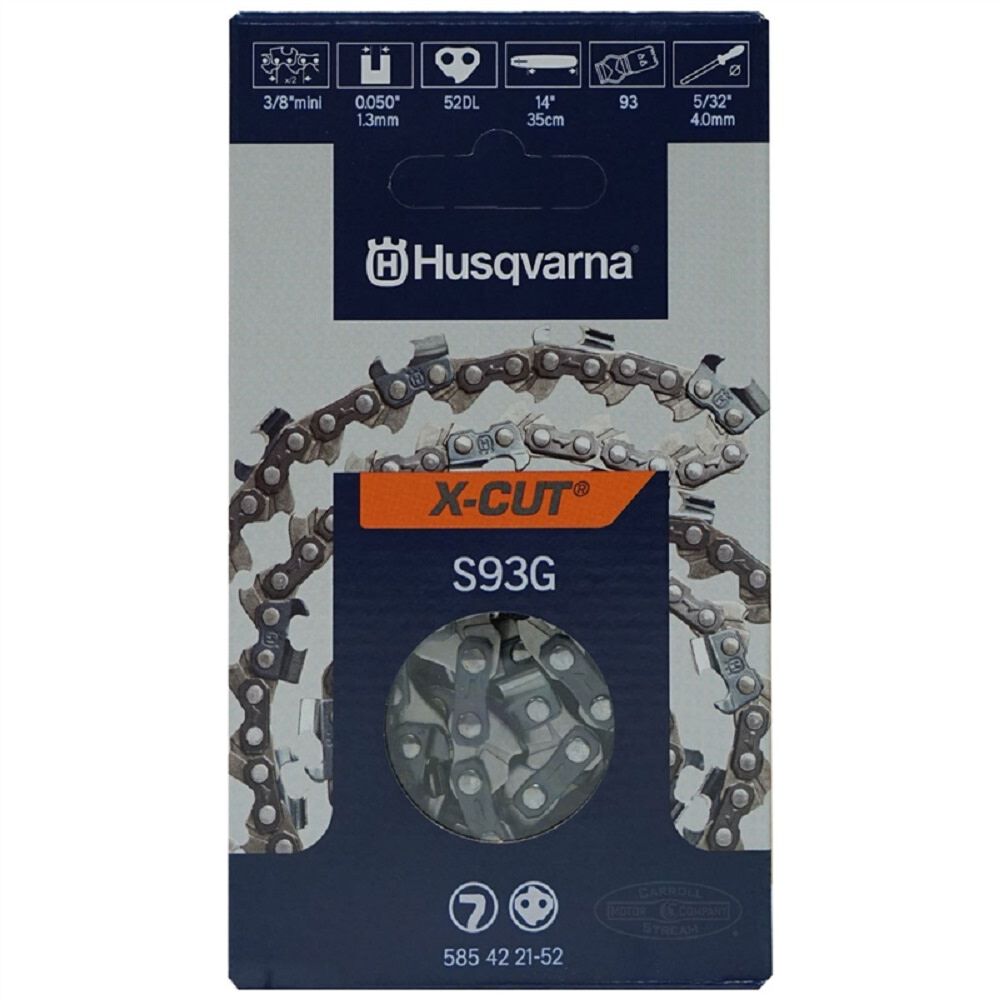 14inch X-Cut S93G Chainsaw Chain Loop 585 42 21-52