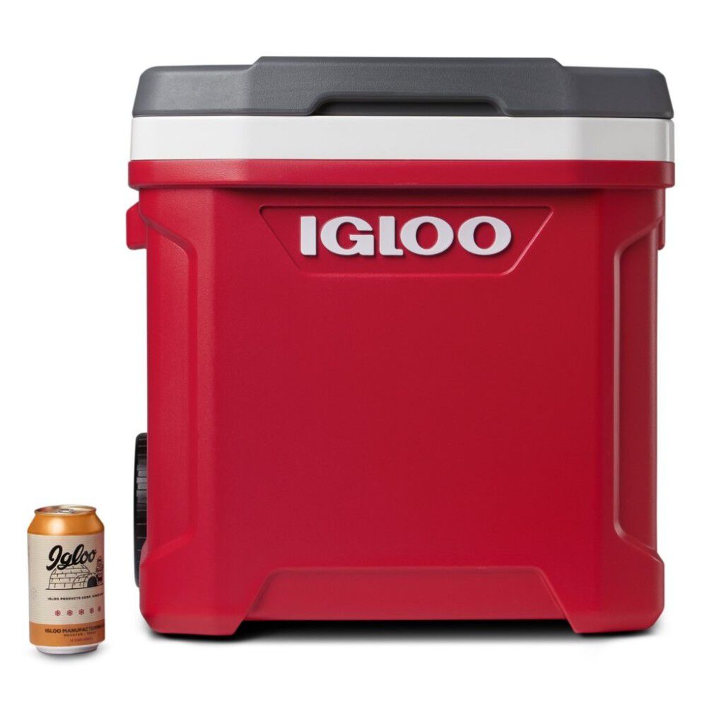 Latitude 60 Roller Cooler Industrial Red/Meteorite 60qt 34666