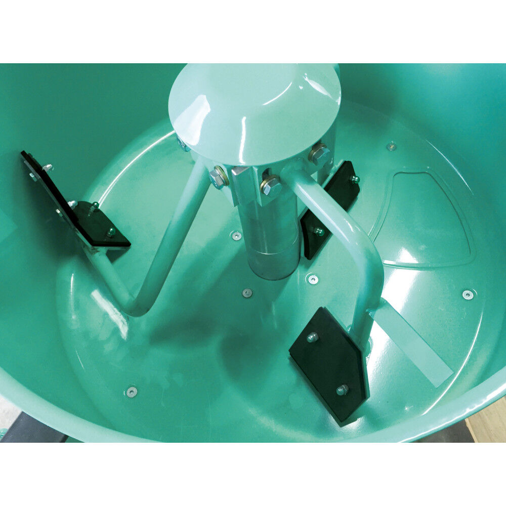 110V 4 Cu-Ft Mix 120 Plus Portable Vertical Shaft Paddle Mixer with Open Grate 1194304