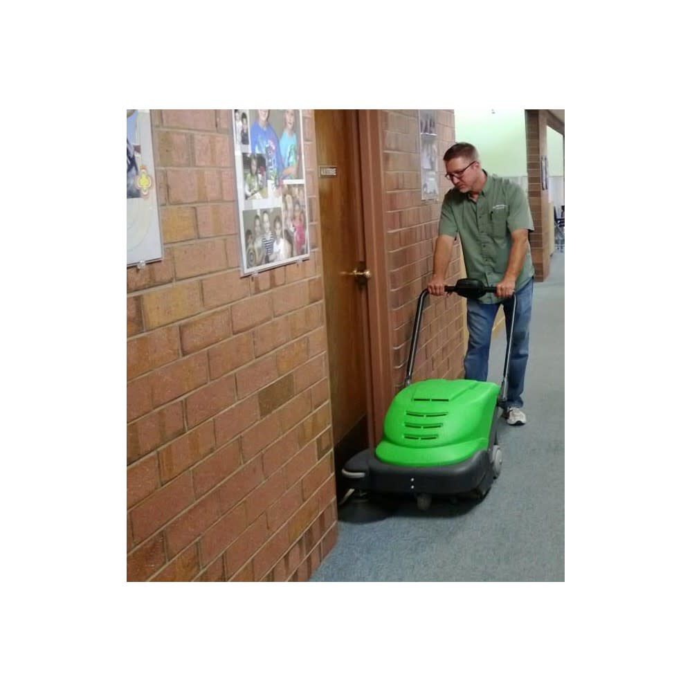 Smartvac 464 24 in 9 Gallon Battery Operated Walk Behind Sweeper TK464E