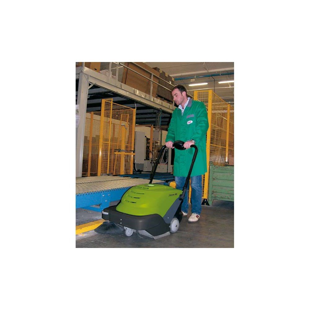 Smartvac 464 24 in 9 Gallon Battery Operated Walk Behind Sweeper TK464E