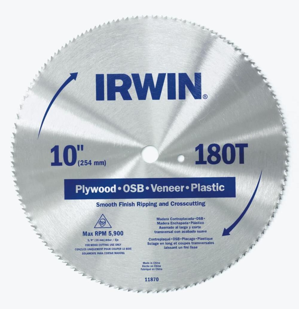 10in 180T Plywood Blade 11870