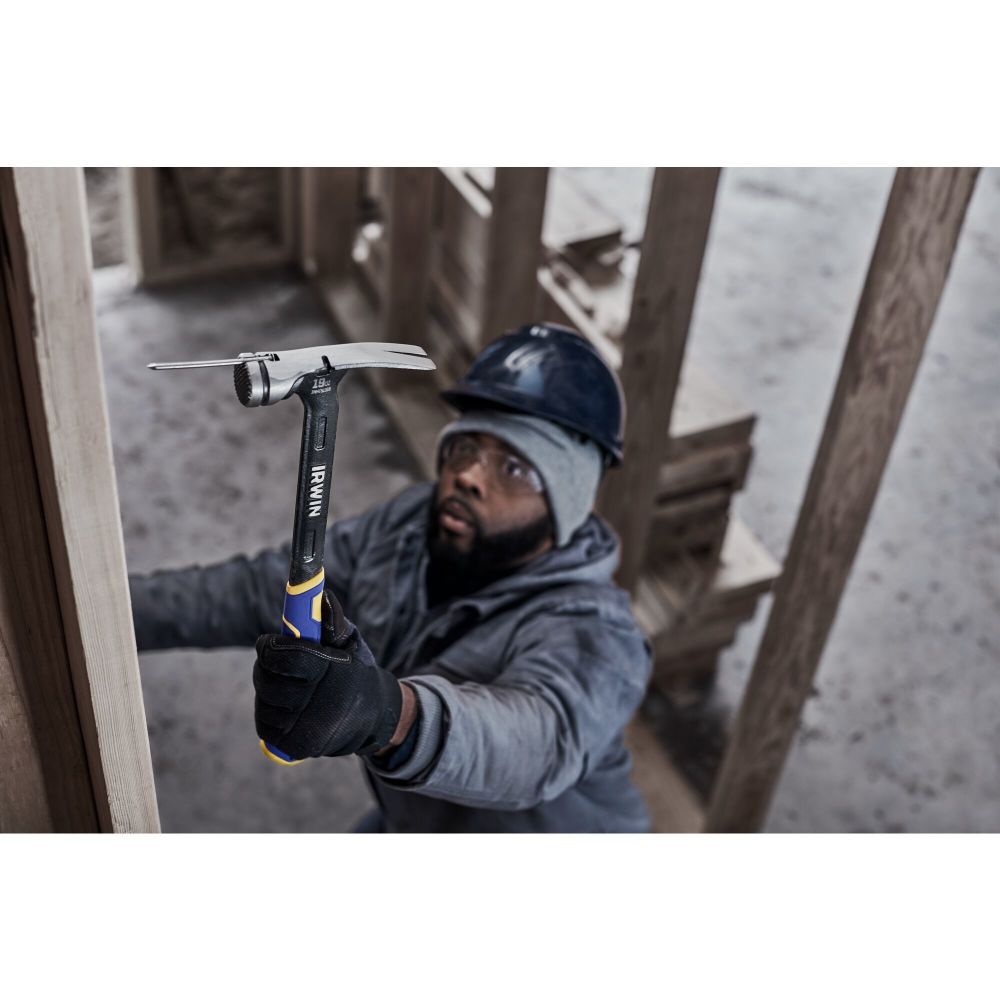 19-oz Milled Face Steel Head Steel Framing Hammer IWHT51019