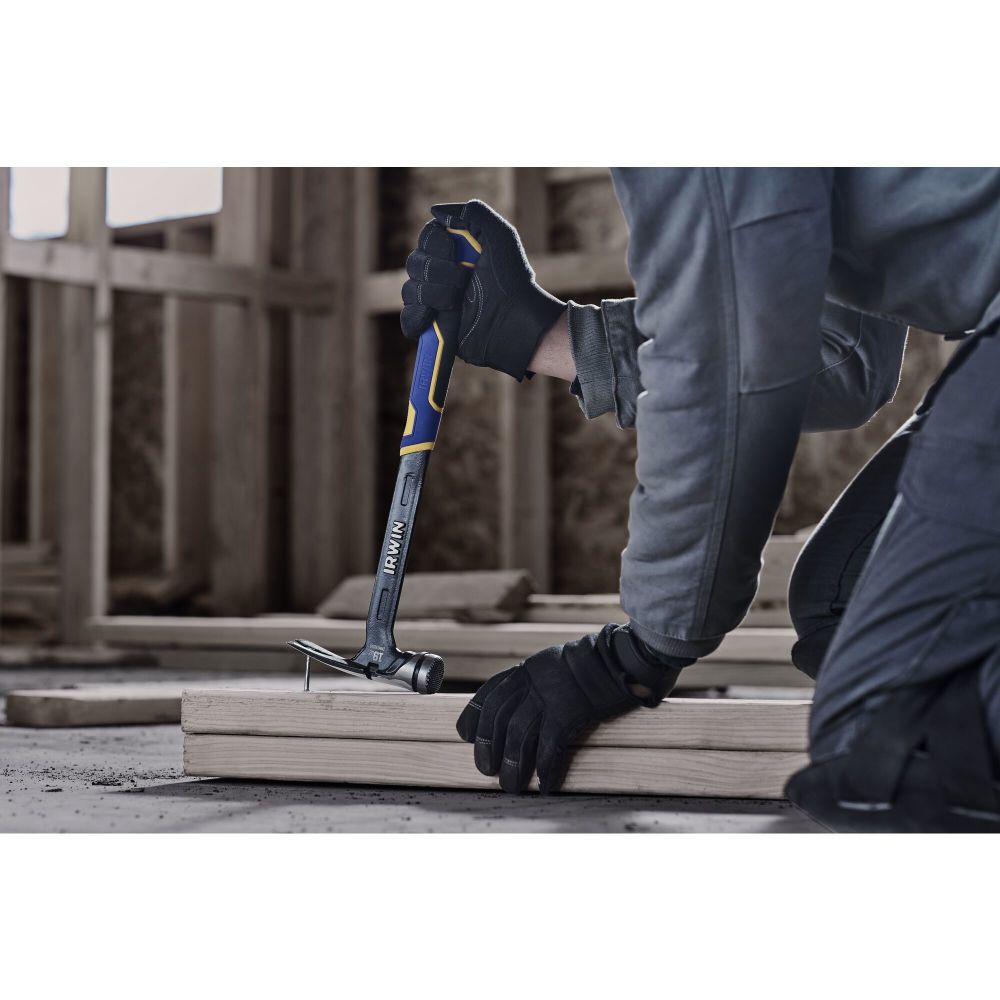 19-oz Milled Face Steel Head Steel Framing Hammer IWHT51019