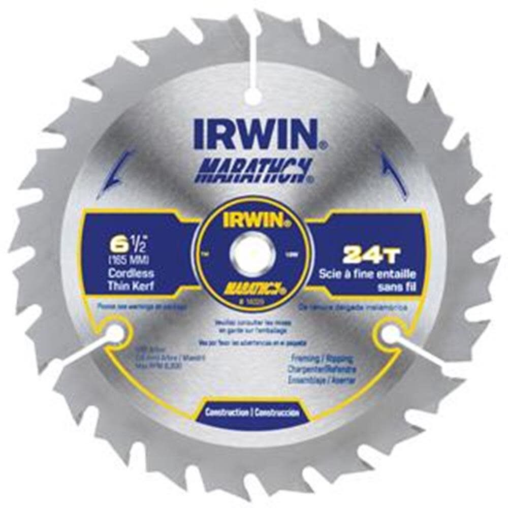 6-1/2 In. 24 TPI MARATHON Circular Saw Blade 24029C