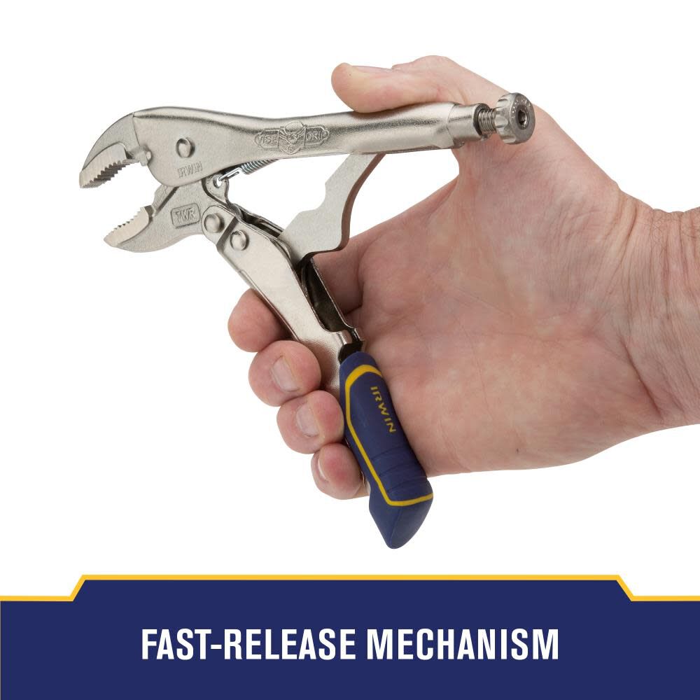 Fast Release 7-in Automotive Locking Pliers with Wire Cutter IRHT82580