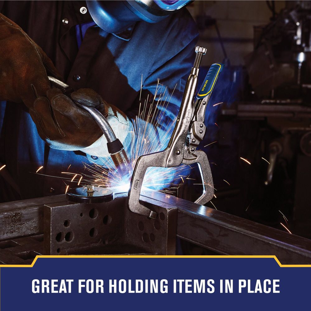 Reduced Hand Span Fast Release 11-in Welding Locking Pliers IRHT82584